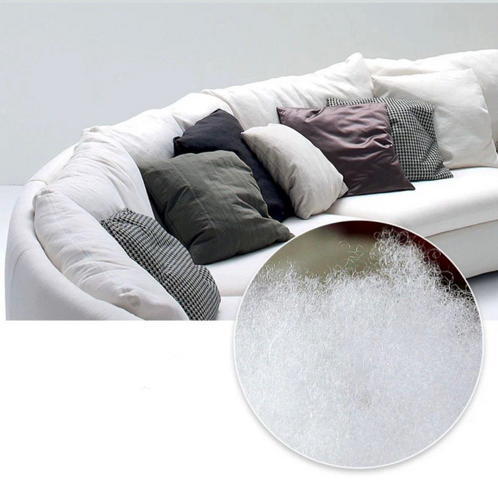 ZODIAC Modern Curved Fabric Sofa