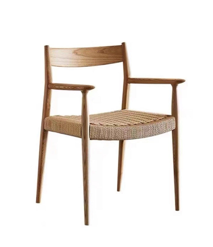 TIERRA Japandi Rope Woven Dining Chair
