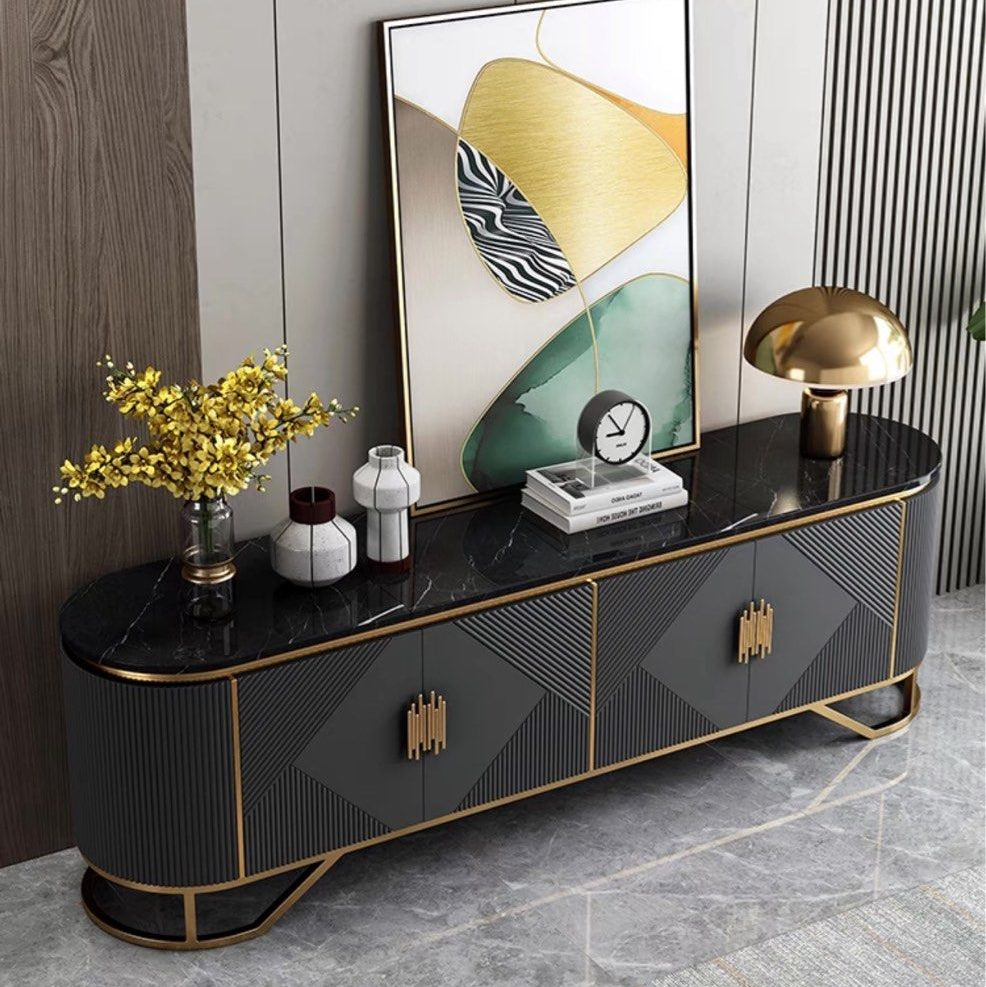 KAZIA Modern Sintered Stone TV Console