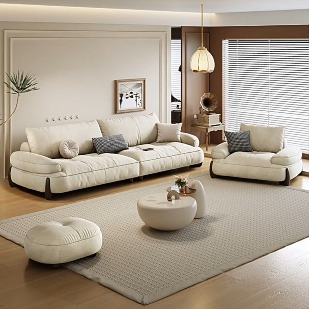NOVIA Modern Scratch Proof Fabric Sofa