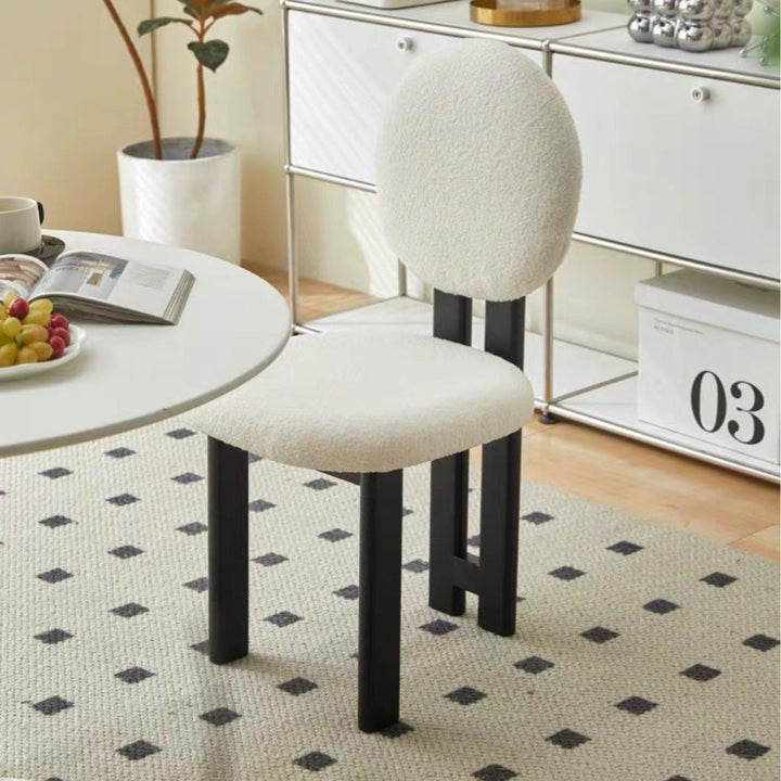 DON Mid-Century Boucle Dining Chair