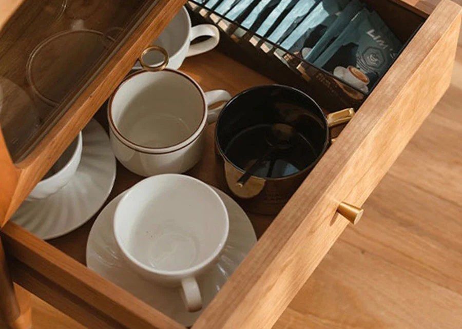 FLAVIANO Solid Wood Cabinet