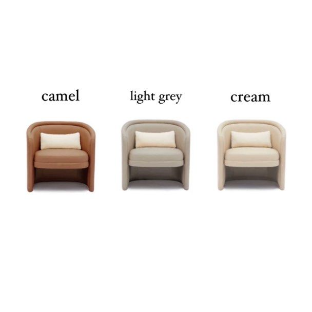 JAYDEN Modern Leather Armchair