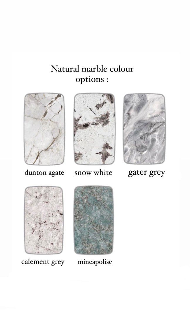 HUDSON Natural Marble Dining Table