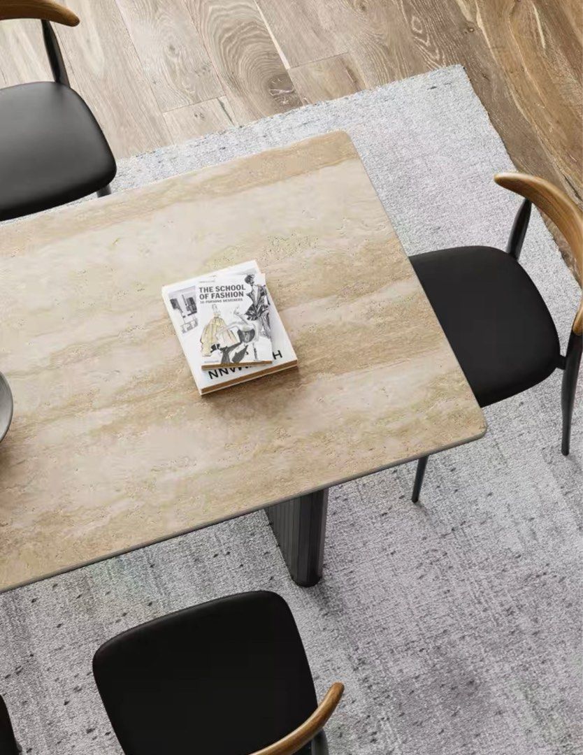 EVANS Modern Sintered Stone Dining Table & Chairs
