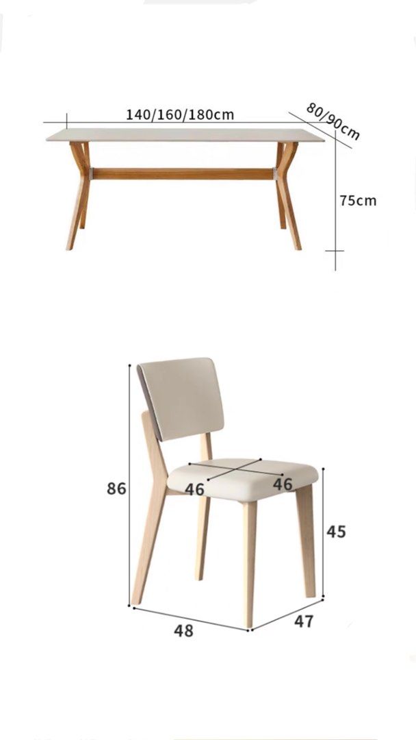 HAYES Japandi Dining Table & Chairs