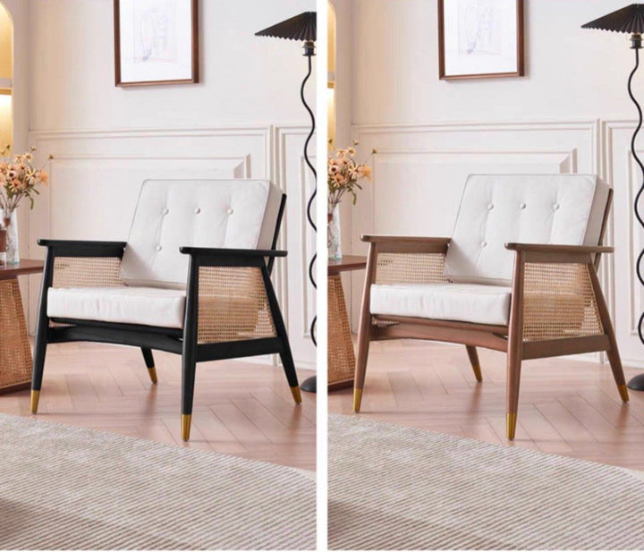 LINCOLN Solid Wood Lounge Chair