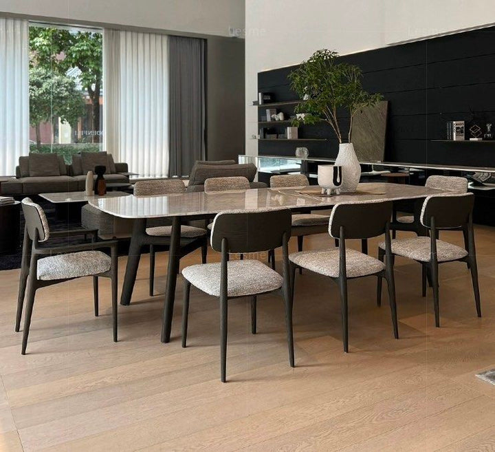 TRAVIS Modern Fabric Dining Chair