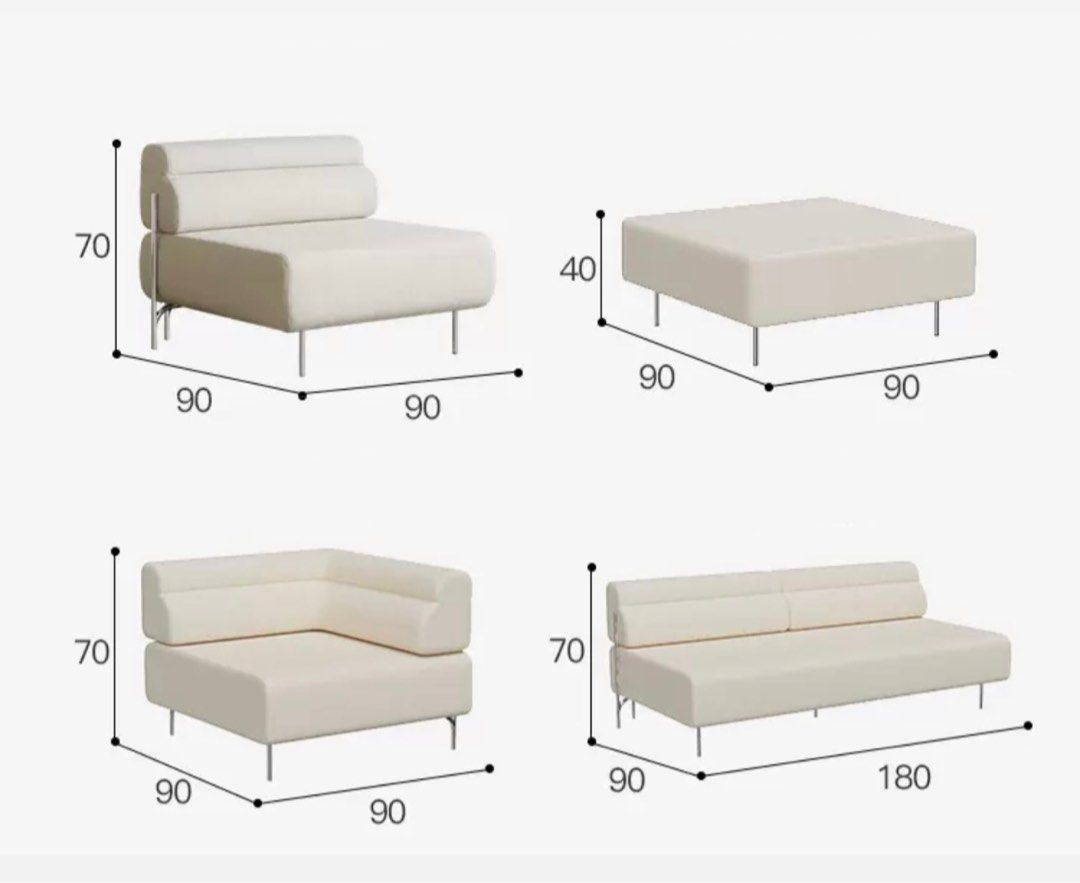 KENDRICK Modern Fabric Sofa