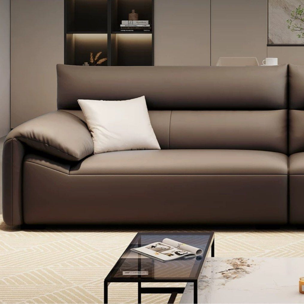 JOSH Modern Genuine Leather Sofa