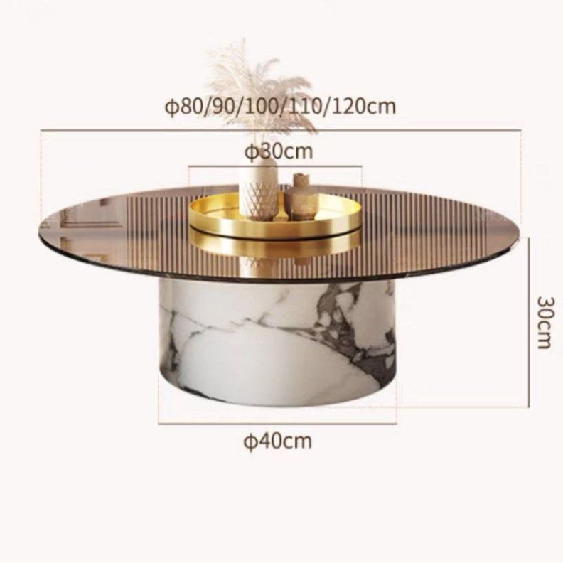 AGUILAR Modern Marble Coffee Table