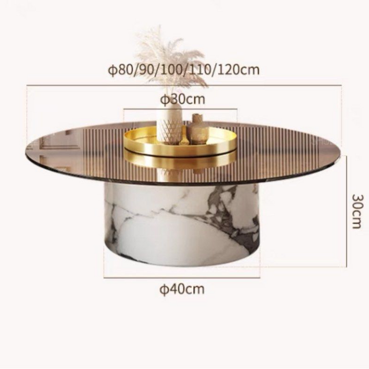 AGUILAR Modern Marble Coffee Table