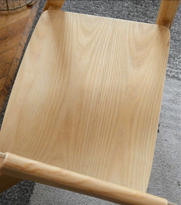 LAGO Modern Oak Wood Dining Chair