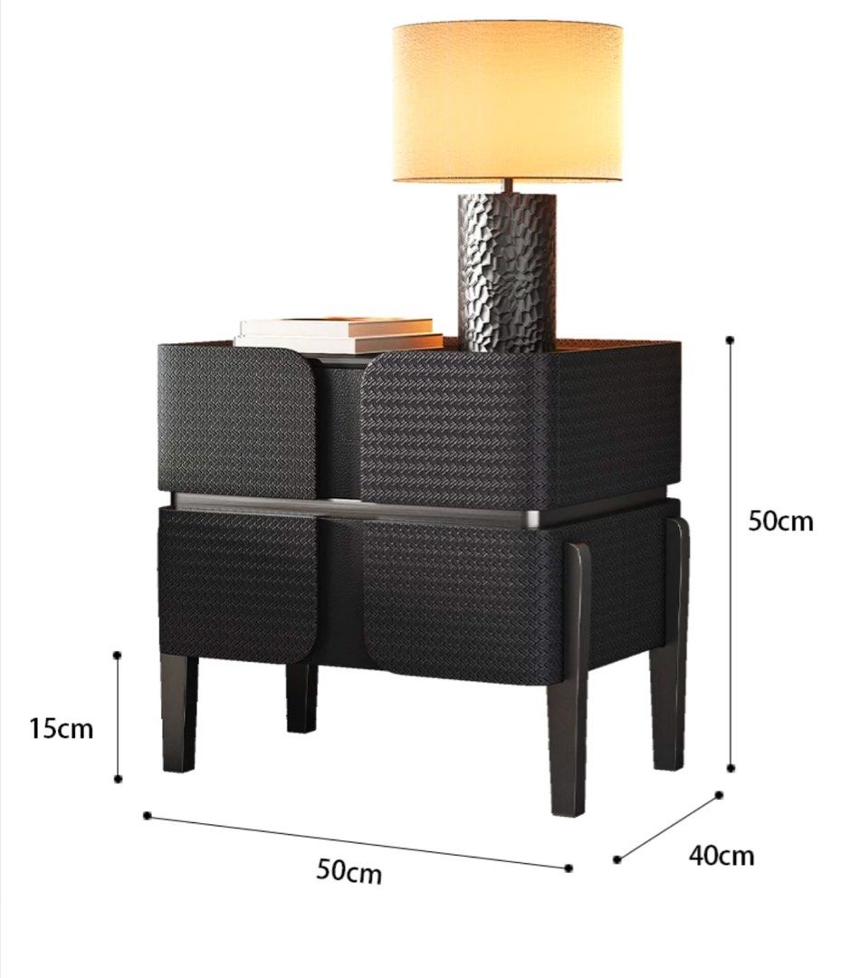 ATRIS Modern Sintered Stone Bedside Table