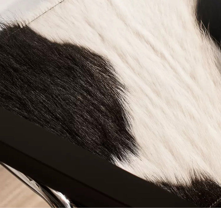 WENDY Modern Cowhide Leather Lounge Chair