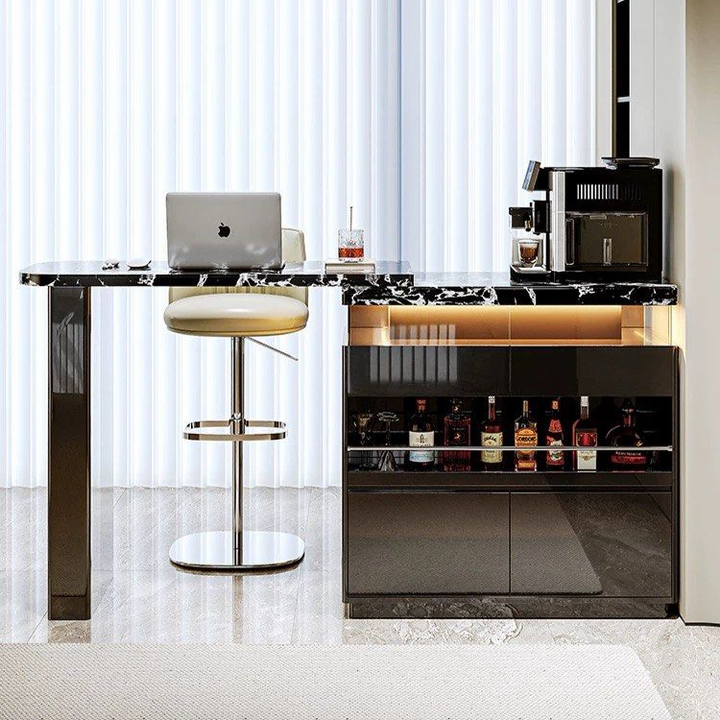 JANGGA Modern Sintered Stone Bar Table