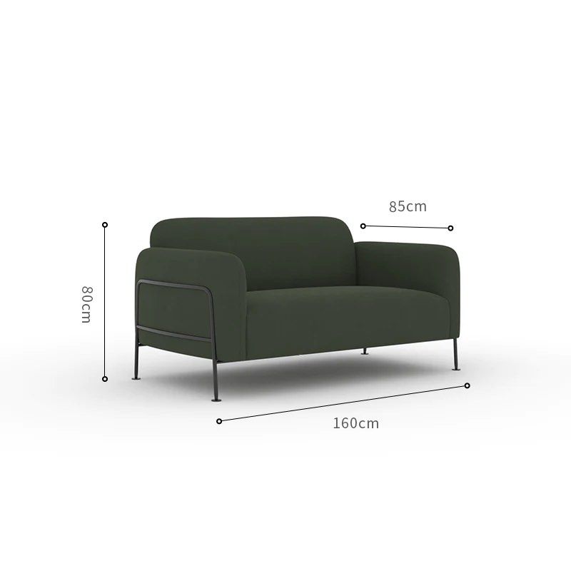 VANDELLIA Round Arm Sofa