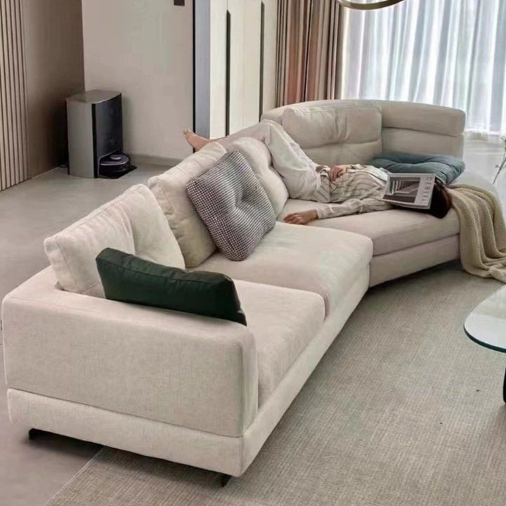 LOUI Modern Round Chaise Sofa