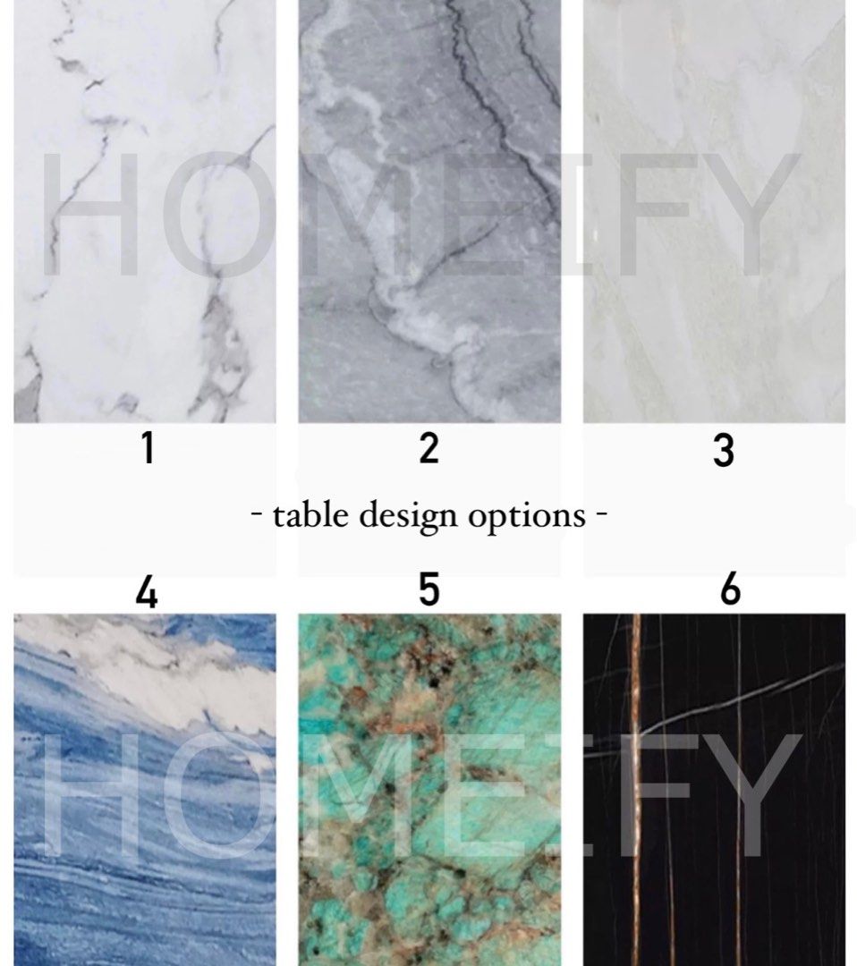 GORDON Luxurious Round Marble Dining Table