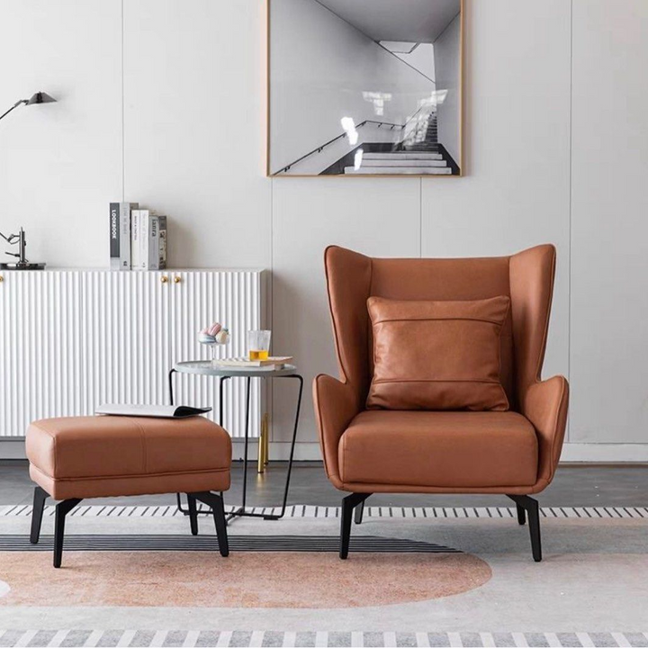 TANNER Modern Leather Armchair