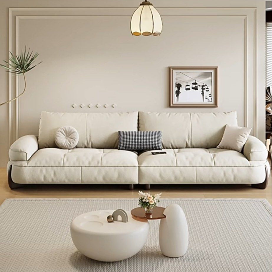 NOVIA Modern Scratch Proof Fabric Sofa