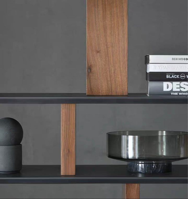 NEIVA Modern Walnut Display Shelf