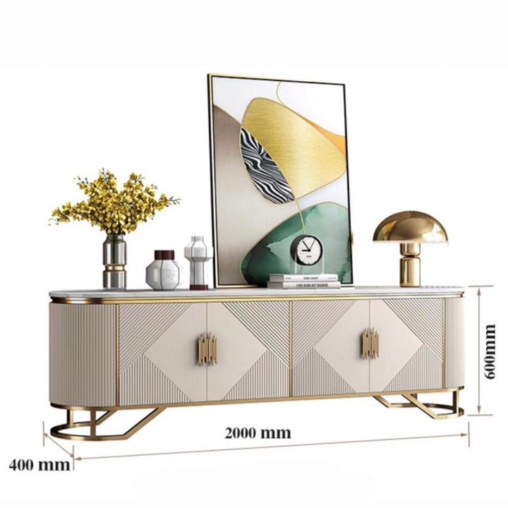 KAZIA Modern Sintered Stone TV Console