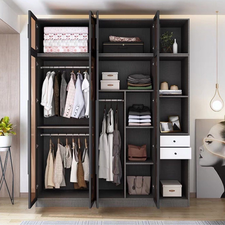 FARRON Modern Glass Wardrobe