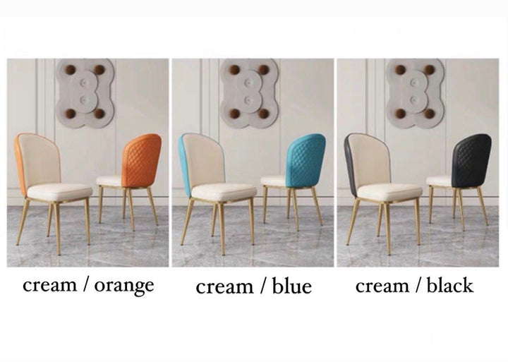DIALE Modern Leather Dining Chair