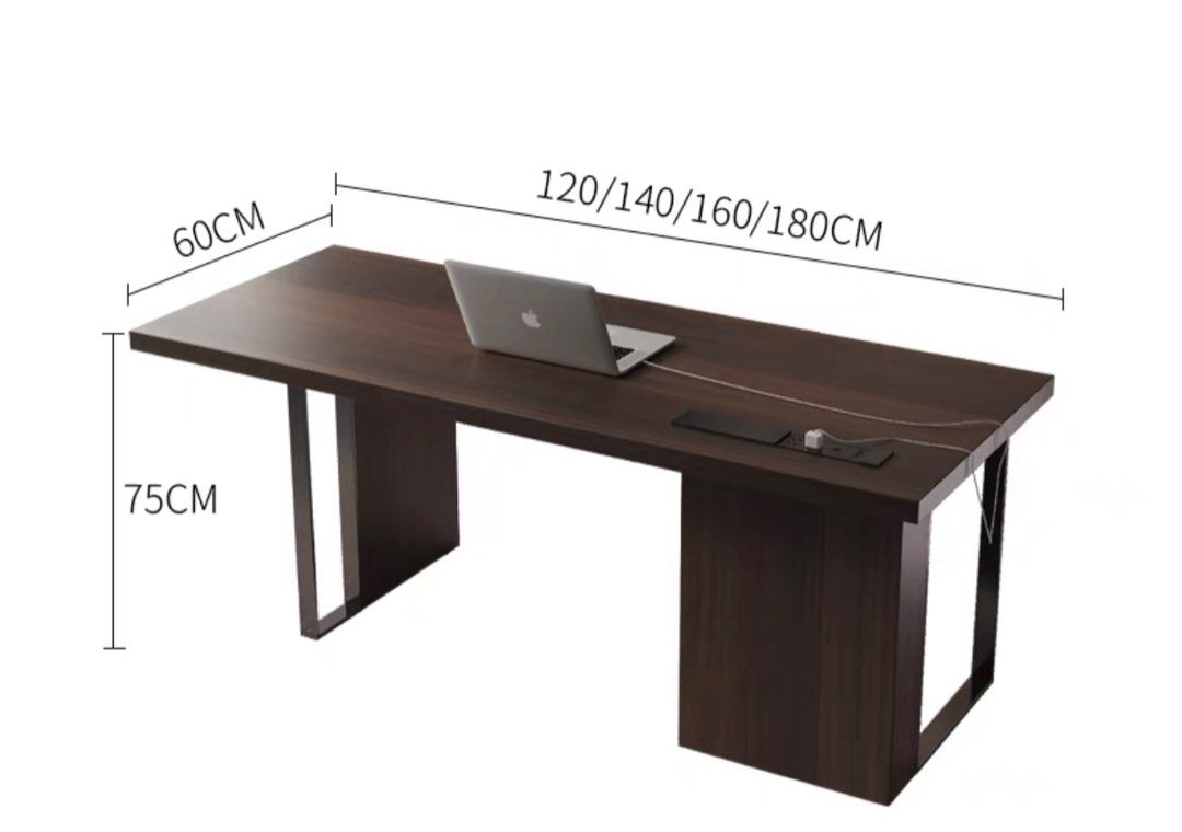 WILLOUGHBY Modern Walnut Office / Study Desk