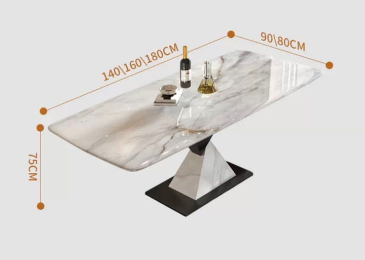 HENDERSON Modern Marble Dining Table