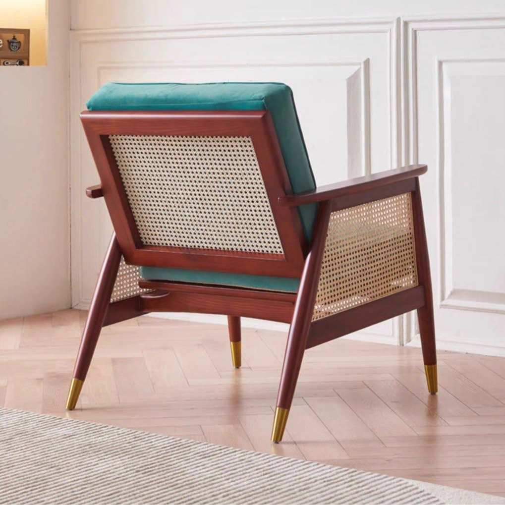 LINCOLN Solid Wood Lounge Chair