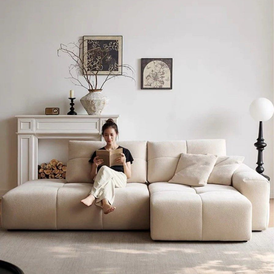 ALESO Scratch Resistant Backrest Slider Sofa