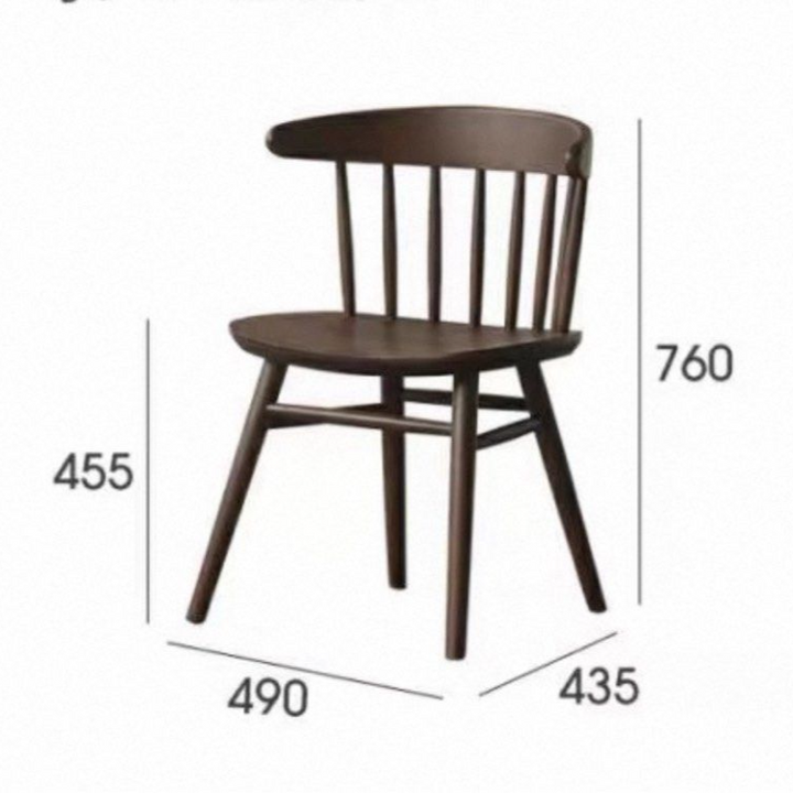 ASIE Modern Solid Wood Dining Chair