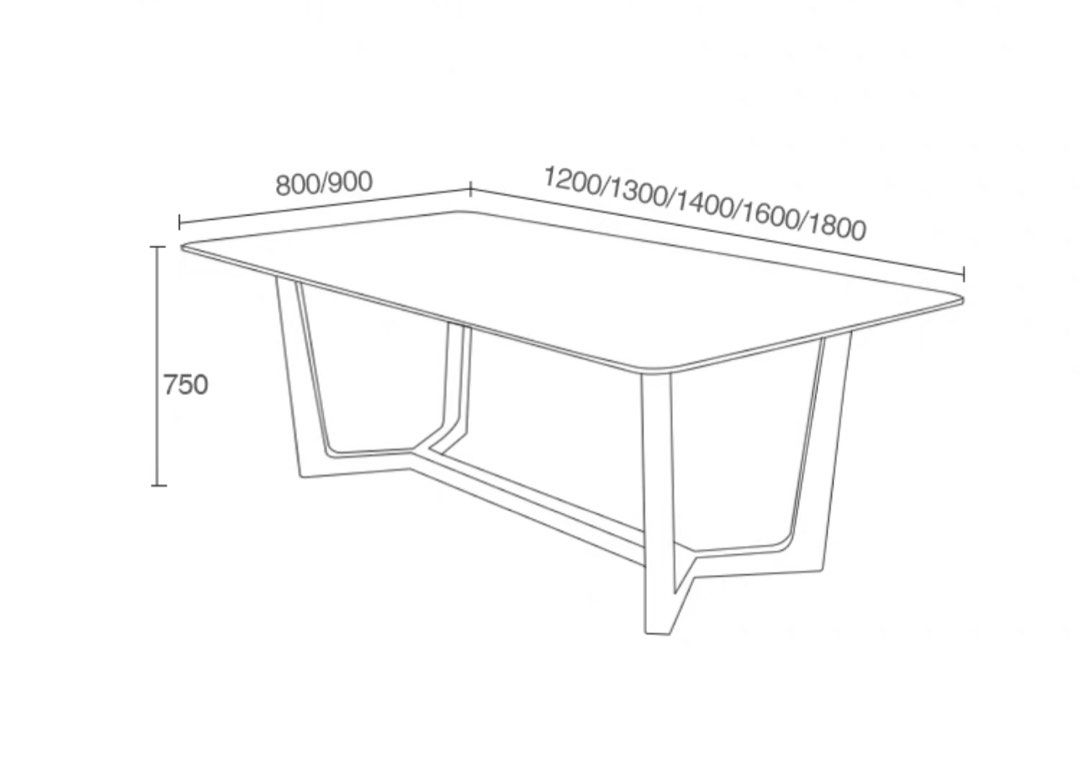EDDY Modern Marble Dining Table