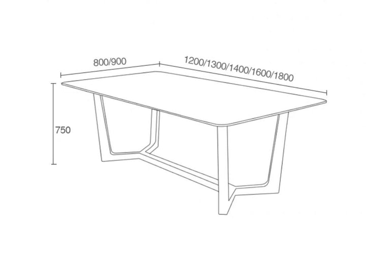 EDDY Modern Marble Dining Table