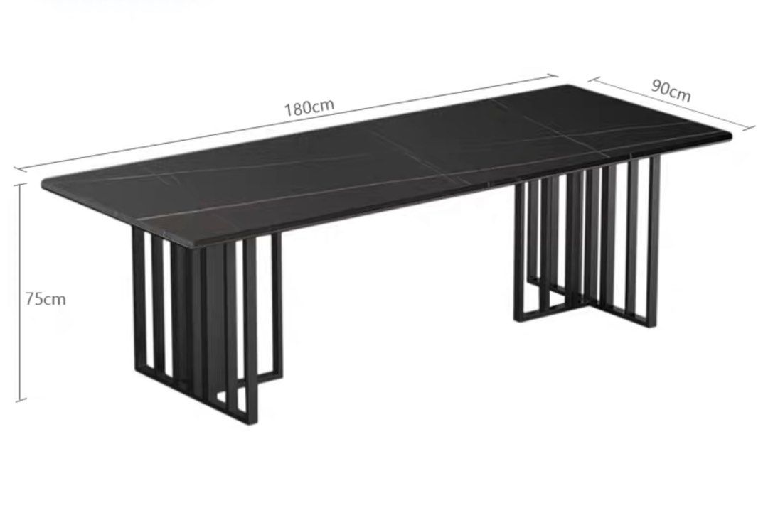 DIXON Modern Sintered Stone Dining Table & Chairs