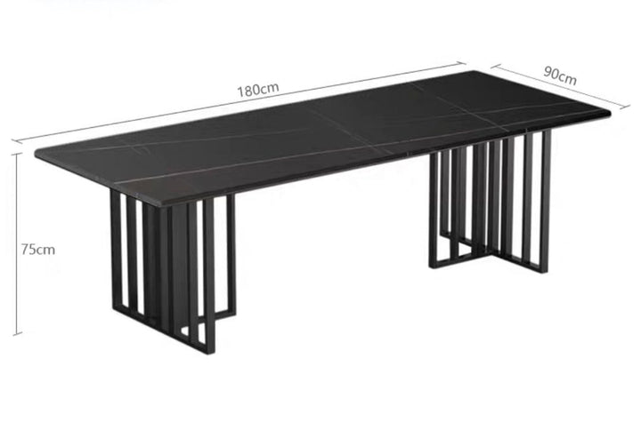 DIXON Modern Sintered Stone Dining Table & Chairs