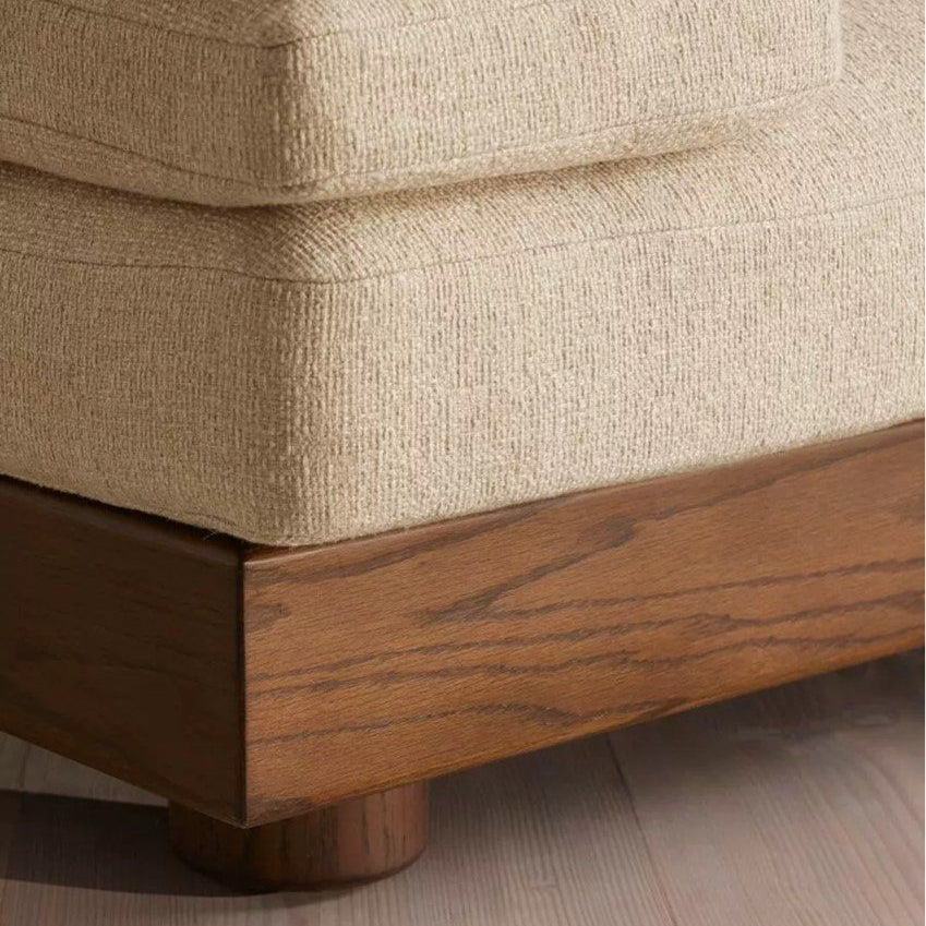 TRIUM Modern Textured Linen Sofa