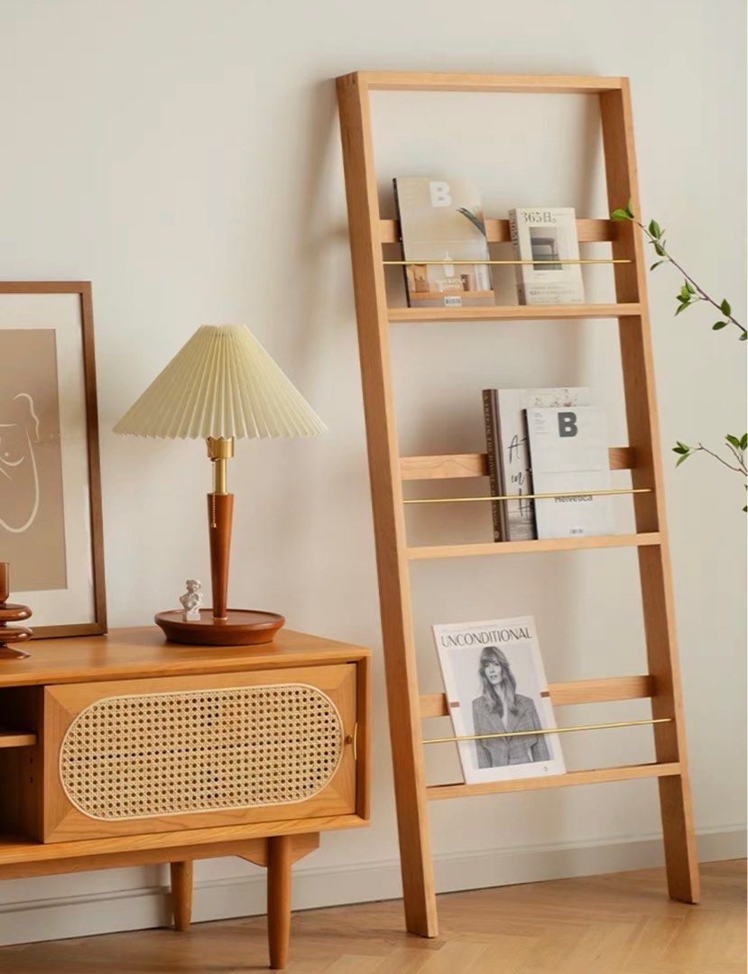 AVINGTON Solid Wood Magazine Rack