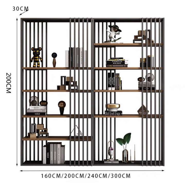BENEDITA Modern Industrial Display Shelf