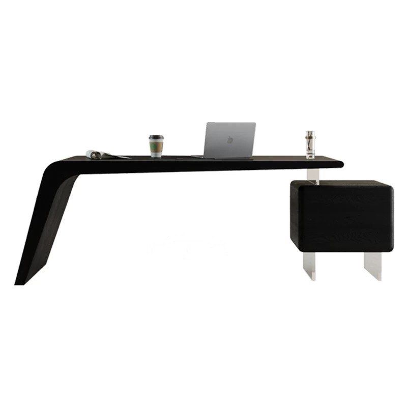 FRANZ Modern Saddle Leather Study Table