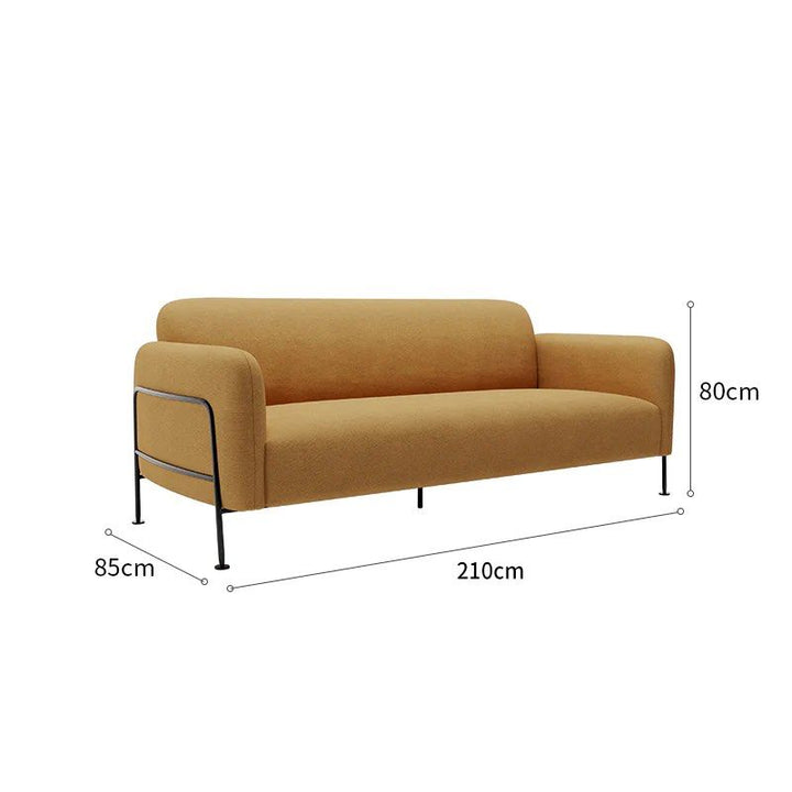 VANDELLIA Round Arm Sofa