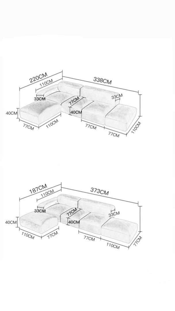 ELANTRA Modern Velvet Sofa