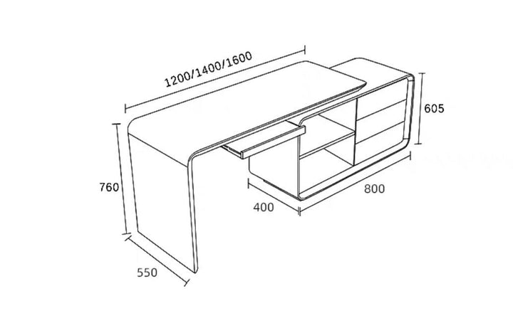BERTHOLD Modern Rotatable Work Desk