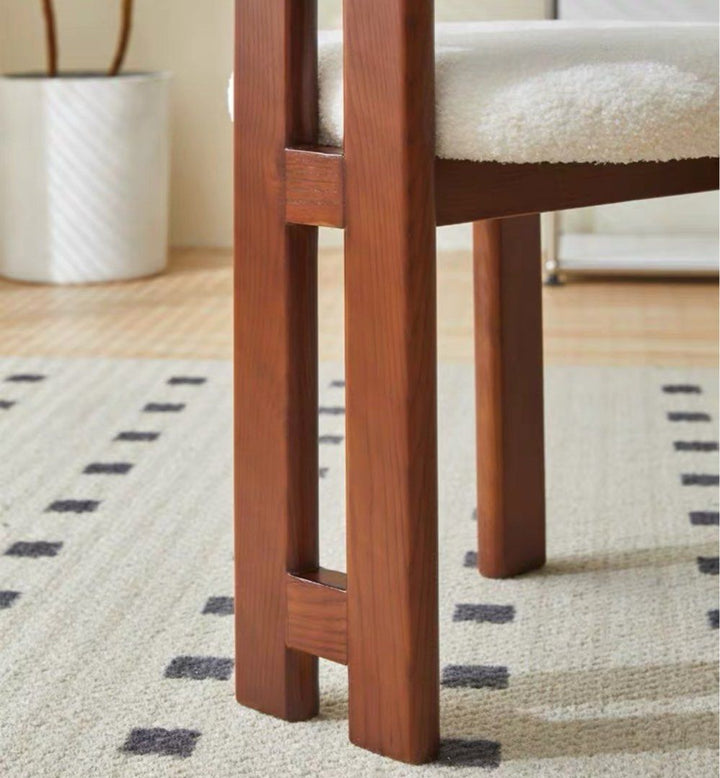 DON Mid-Century Boucle Dining Chair