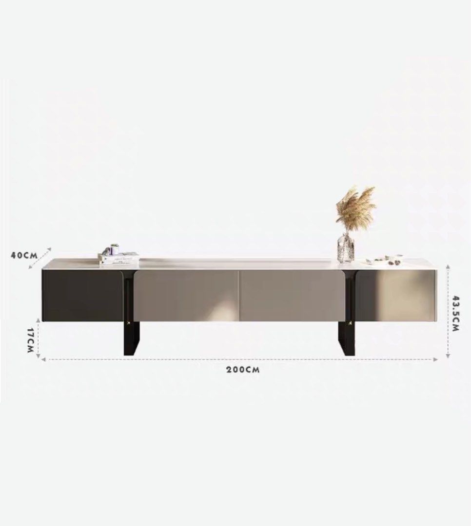 KALDA Modern TV Console & Coffee Table