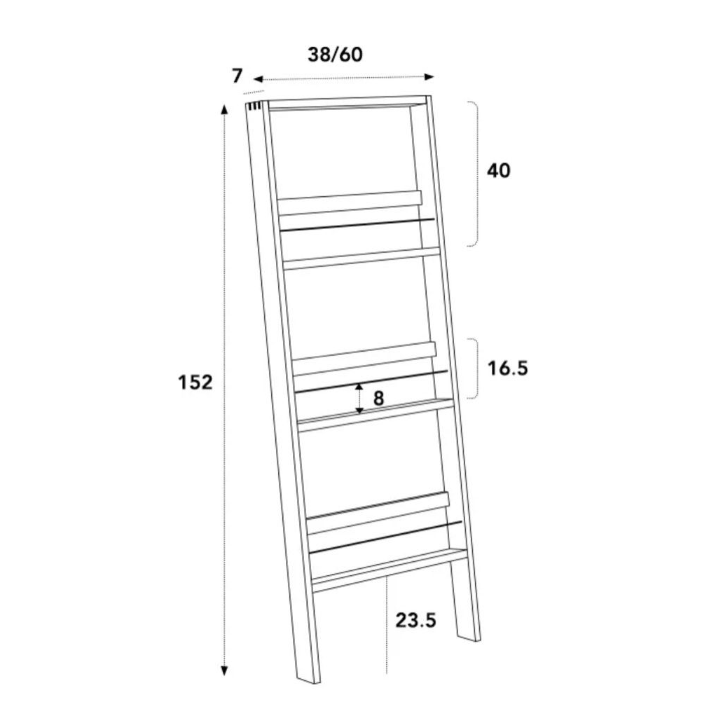 AVINGTON Solid Wood Magazine Rack