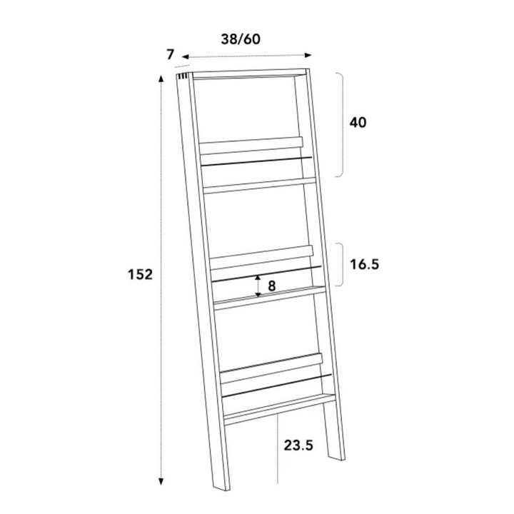 AVINGTON Solid Wood Magazine Rack