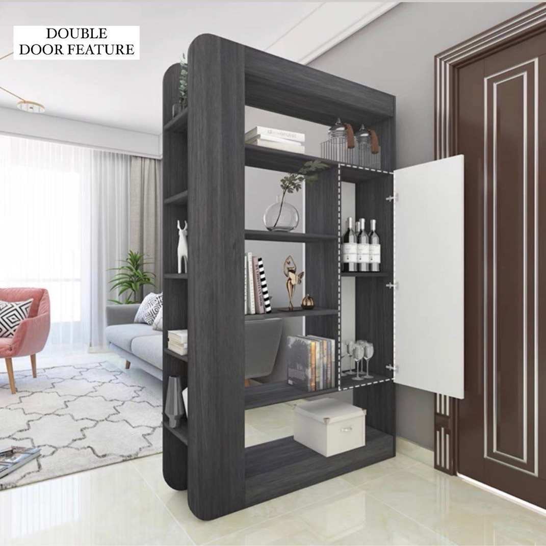 IVETE Modern Display Shelf With Door